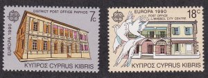 Cyprus # 755-756, Europa - Post Office Buildings, Mint NH, 1/2 Cat.