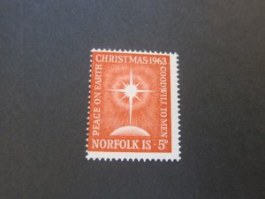 Norfolk Island 1963 Sc 65 set MNH