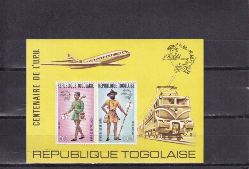 SA03 Togo 1974 100th Anniv of UPU minisheet mint