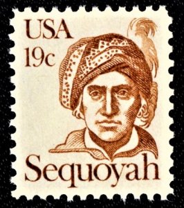 US 1859 MNH VF 19 Cent Sequoyah Cherokee Indian Overall Tagging