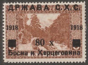 Yugoslavia, stamp, Scott#1L11, mint, hinged, 80, K