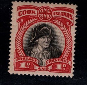 Cook Islands Scott 85 MH* stamp perf 13, no wmk