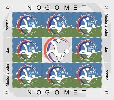 Bosnia and Herzegovina Mostar 2014 MNH Stamps Mini Sheet Sc 302 Sport Football