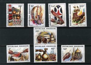 RWANDA 1979 Sc#926-933 FOLK ART SET OF 8 STAMPS MNH