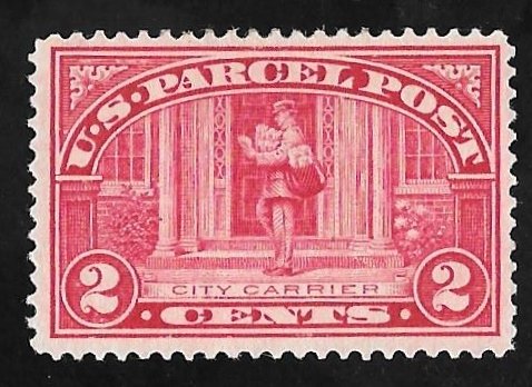 Q2 2 cents City Carrier Stamp Unused OG Hinged VF