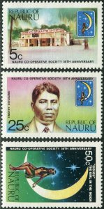 Nauru 1973 SG113-115 Co-operative Society set MNH