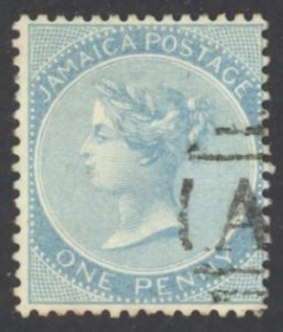 Jamaica Sc# 1 Used (c) 1860-1863 1p Queen Victoria