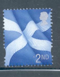 Great Britain Scotland Sc 14 1999 2nd Flag stamp mint NH