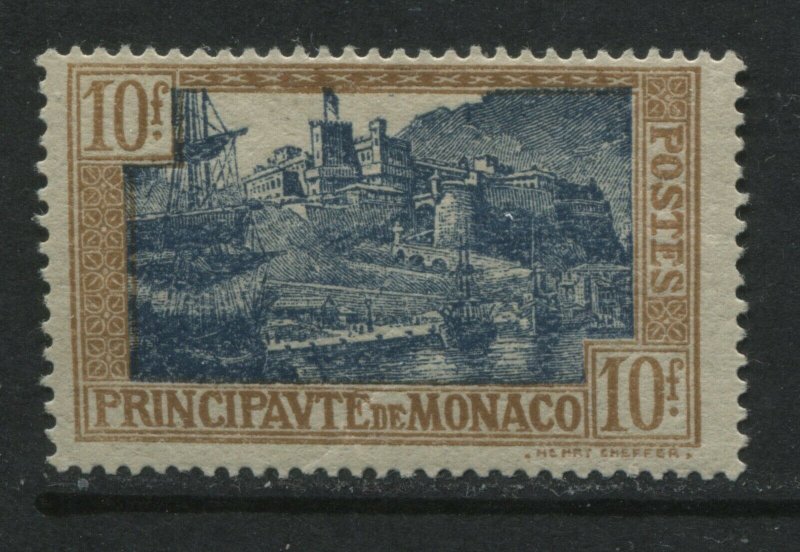 Monaco 1925 10 francs mint o.g. hinged