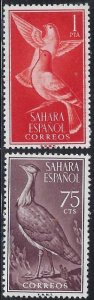 Spanish Sahara 107-08 MLH 1961 issues (ad2967)