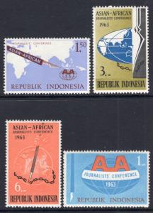 Indonesia 593-596 MNH VF