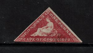 Cape Of Good Hope #3b Used Fine+ Brick Red With Very Light Cancel