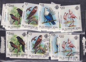 Seychelles Zil Elwannyen Sesel 1983 Birds Set (2) MNH/VFU BP16186