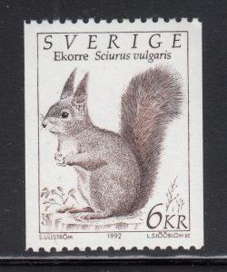 Sweden 1992 MNH Sc 1933 6k Squirrel