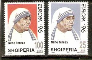 Albania 1996 Mother Teresa India Noble Prize Winner MNH # 2408