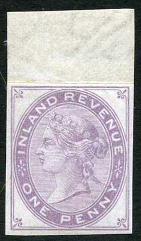 SGF22 Penny reddish Lilac die 4 wmk Anchor Imprimatur U/M