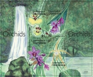 DOMINICA 2007 - Orchids - Sheet of 4 stamps - Scott #2629 - MNH