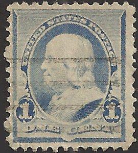 # 219 DULL BLUE USED BEN FRANKLIN SCV-0.75