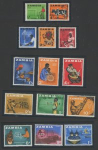 Zambia #4-17 Mint (NH) Single (Complete Set)