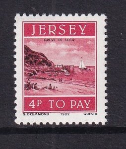 Jersey  #J36   MNH  1982  postage due 4p orange