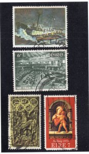 Ireland 1969-75 Parliament, Rescue Boat, Olympics, Xmas Scott 268, 321, 338, 383