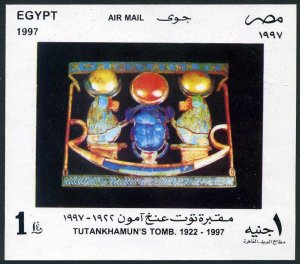 Egypt 1660,MNH. King Tutanhkamen's tomb,1997.Scarab,Baboon pendant. 