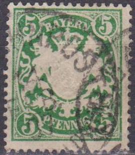 Bavaria #62 F-VF Used (ST1398)  