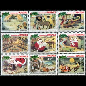 DOMINICA 1981 - Scott# 706-14 Disney Set of 9 NH