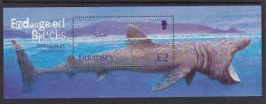 Guernsey 874 Shark Souvenir Sheet MNH VF