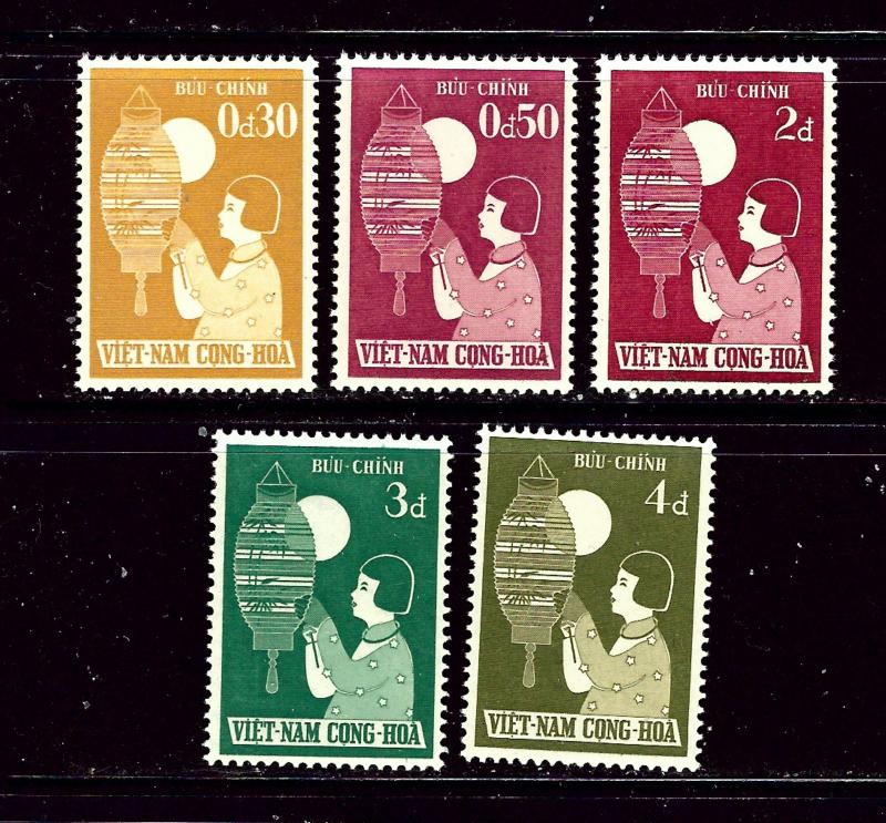 South Vietnam 83-87 MNH 1958 set