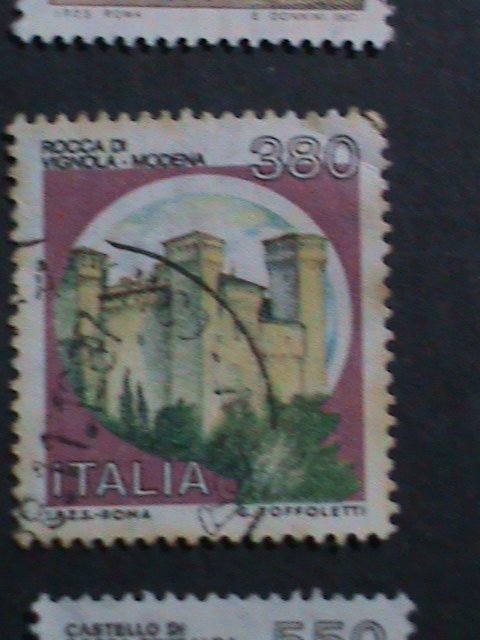 ​ITALIY-1980 VERY OLD ITALY FAMOUS CAST;ES USED STAMPS LARGE SETVERY FINE WE S