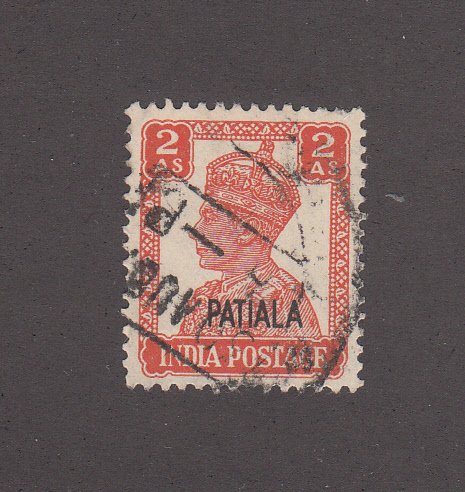 India (Patiala) Scott #108 Used