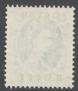 Qatar Scott 12 - SG12, 1957 Elizabeth II 1r MNH**