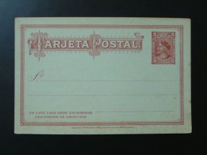 Christopher Columbus old postal stationery card Chile