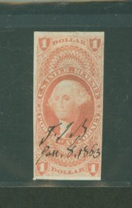 United States #R75a  Single