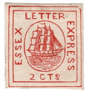 (I.B) US Local Post : Essex Letter Express 2c 