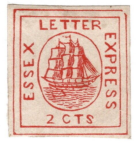 (I.B) US Local Post : Essex Letter Express 2c