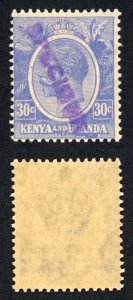 KUT SG84s KGV 30c Ultramarine Opt Specimen locally U/M