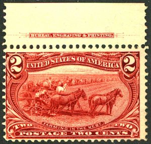 U.S. #286 MINT PL# SINGLE NG