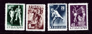 Bulgaria 706-09 MNH 1950 Sports