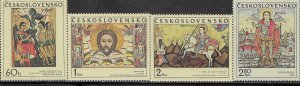 Czechoslovakia #1722-1725 Slovak Ikons (MNH) CV $4.80