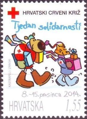 Croatia 2014 MNH Stamps Scott RA124 Red Cross Solidarity