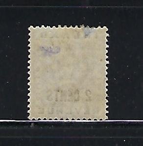 BRITISH GUIANA SCOTT #114 1889 3 CENTS  OVERPRINT- MINT LIGHT HINGED