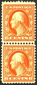 U.S. #336 MINT PAIR OG NH