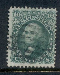 USA 1861-62 Sc#68 10c Washington FU