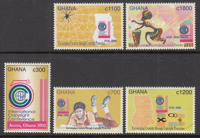 Ghana 2291-2295 MNH VF