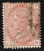 Great Britain #87 1-Shilling Salmon Scott CV $165