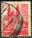 Germany, Rhine Palatinate; 1947: Sc. # 6N8: Used Single Stamp