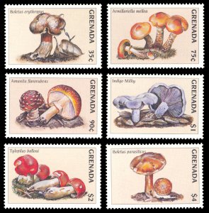 Grenada 1997 Mushrooms Scott #2701-2706 Mint Never Hinged