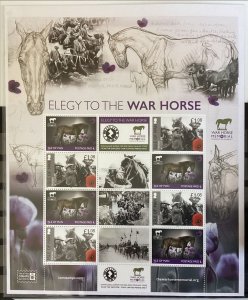 Man - Postfris/MNH - Sheet War Horse 2021